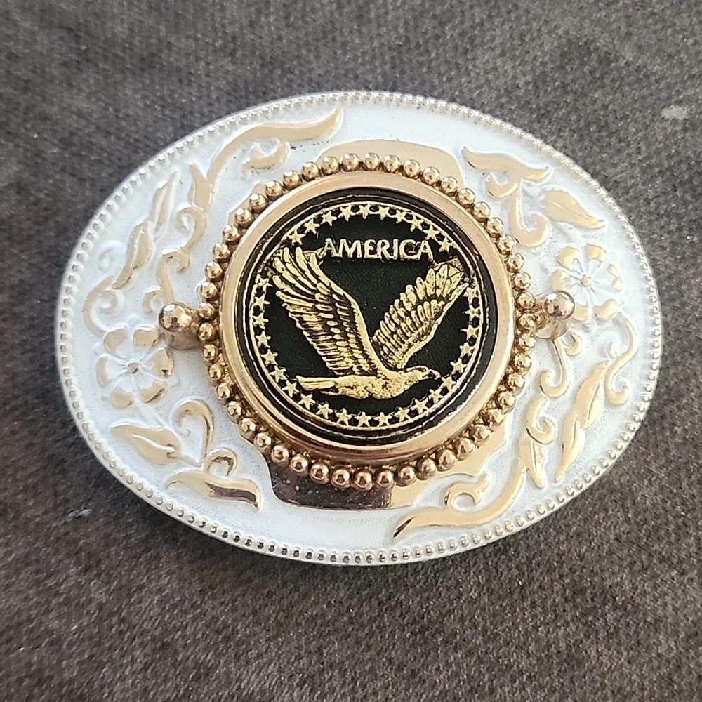 AMERICA AMERICAN EAGLE BIRD BELT BUCKLE